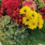 art floral bouquet rond