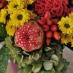 art floral bouquet rond