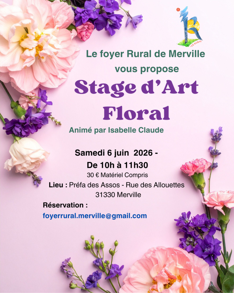 Stage d'art floral